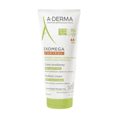 Image de A Derma Crème Exomega Control Émolliente Anti Grattage 200ml