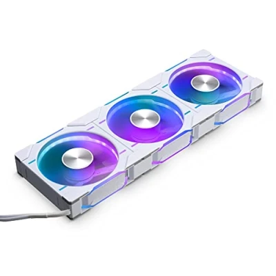 Image de Phanteks D30 PWM Reverse Airflow D RGB Lot de 3 ampoules 120 mm Blanc