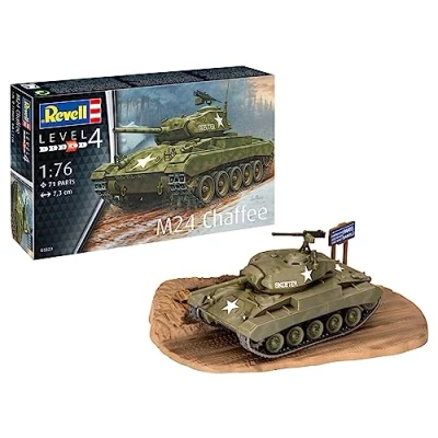 Image de Revell 03323 maquette de char d&#039;assaut à construire M24 Chaffee, échelle 1/76