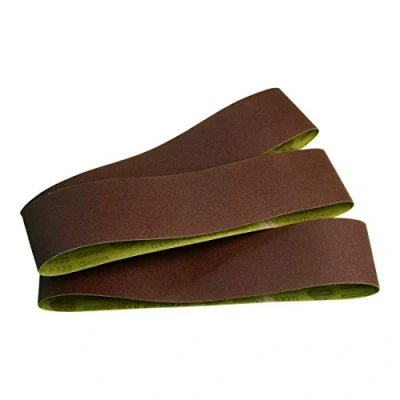 Image de Scheppach 88000221 Set de bandes abrasives pour ponceuse à bande et disque BTS800 Grain 180 914 x 100 mm