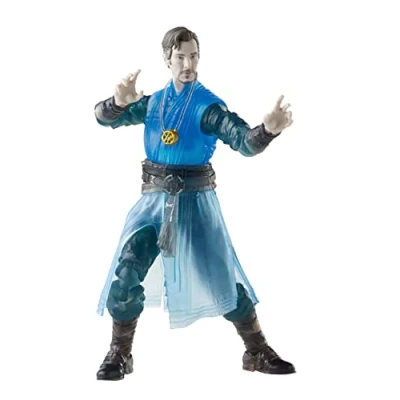 Image de Marvel Hasbro Legends Series Doctor Strange, Figurine de Collection Strange Forme astrale MCU 15 cm, 2 Accessoires et pièces Build A Figure Multicolore F0370