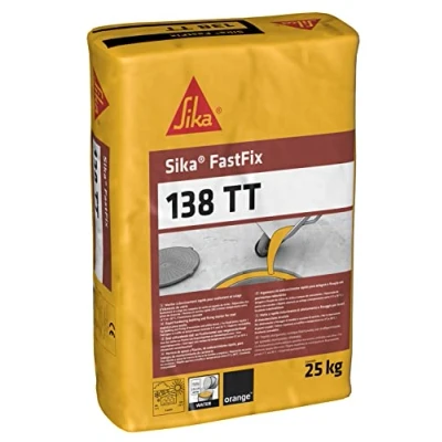Image de Sika FastFix 138 TT, Mortier de scellement et calage d&#039;éléments voirie, 25kg