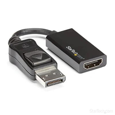 Image de STARTECH.COM Adaptateur DisplayPort vers HDMI M / F Ultra HD 4K 60 Hz Noir