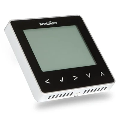 Image de Heatmiser NeoStat Thermostat programmable 12 V V2 pour systèmes UFH Noir saphir