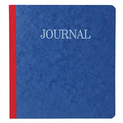 Image de Exacompta Réf. 900E 1 Piqûre JOURNAL Numérotée Format vertical Dimensions extérieures : 21 x 19 cm 80 pages Couleurs aléatoires Bleu Jaune Rouge Vert