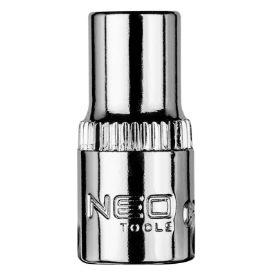 Image de NEO TOOLS Clé à douille 1/4pouce 6 mm Acier chrome vanadium hexagonale 08 446