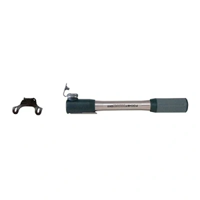 Image de Topeak Pocket Rocket DX II Mini Pompe Adulte Unisexe, Argenté, Taille Unique