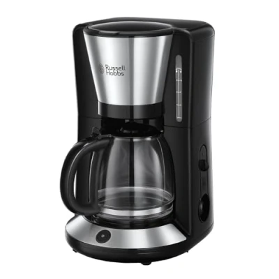 Image de Russell Hobbs Cafetière filtre [Technologie WhirlTech pour extraction &amp; arôme optimaux] Adventure (10 tasses, verseuse en verre 1,25L, Maintien au chaud, Auto Off, antigoutte) Machine à café 24010 56