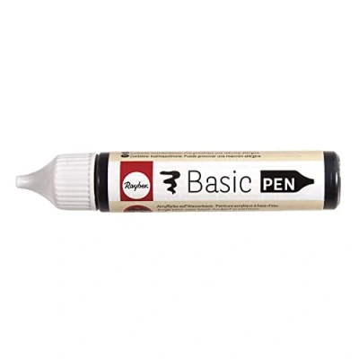Image de Rayher 38891576 Basic Pen Flacon de 28 ML Noir