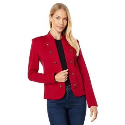 Image de Tommy Hilfiger Veste décontractée, Mode d&#039;automne Blazer, Piment, S Femme