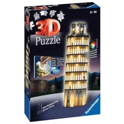Image de Ravensburger Leaning Tower OF PISA Puzzle pour enfants, Taille: One Size, Black