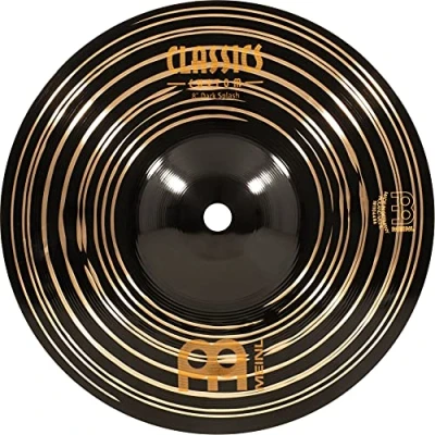 Image de Meinl Cymbals Classics Custom Dark Cymbale Splash 8 pouces (20,32cm) pour Batterie B12 Bronze, Finition Sombre, Fabriquée en Allemagne (CC8DAS)
