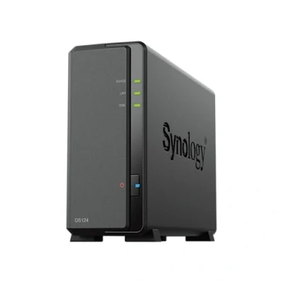 Image de DS124 Boîtier NAS pour 1 DD 3.5p/2.5p 1.7GHz QuadCore 1Go LAN 1GbE USB3.2
