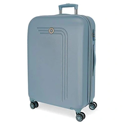 Image de Movom Riga Valise Grande Bleu 56x80x29 cms Rigide ABS Serrure TSA 108L 4,8Kgs 4 roues doubles Extensible