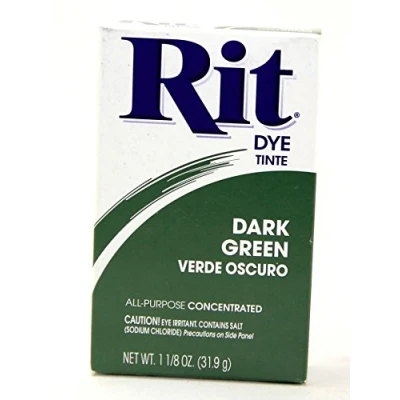 Image de Rit Dye Teinture en Poudre concentrée, Vert, 31,9 g