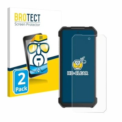 Image de brotect Protection Ecran pour Unihertz Tank 3 Pro (2 Pièces) Film Ultra Clair