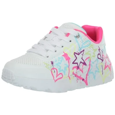 Image de Skechers UNO LITE Baskets basses White/neon multicoloured pour enfants, Taille: 27.5, multi coloured Polyuréthane