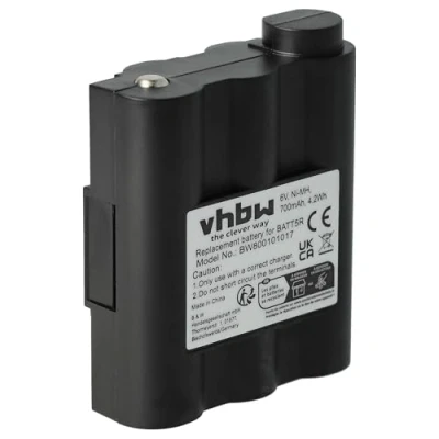 Image de vhbw 1x Batterie Remplacement pour Alan/Midland BATT5R, PB ATL/G7 Radio Talkie walkie (700mAh, 6V, NiMH)