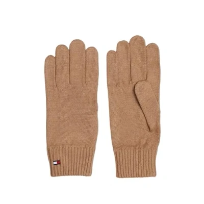 Image de Tommy Hilfiger Essential FLAG Gloves Gants, Femme, Taille: One Size, Camel