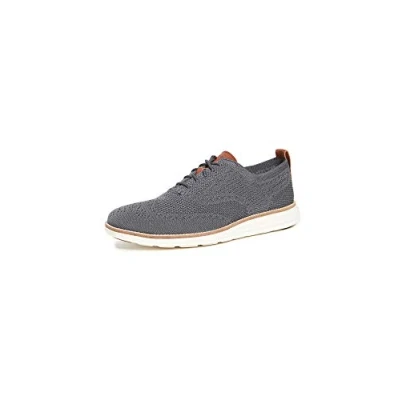 Image de Cole Haan Homme Original Grand Stitchlite Richelieus, Grau (Grey Magnet/Ivory), 40.5 EU
