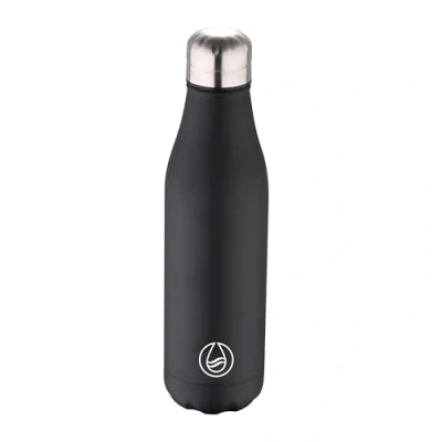 Image de BERGNER Mug Isotherme en Acier Inoxydable Walking Anywhere 500 ML Noir