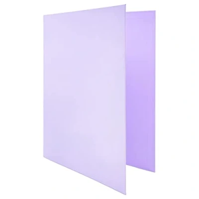 Image de Raylu Paper® classeur 4 anneaux en D de 25 mm, A4 avec rangement pour documents, format 33,5 cm haut x 26 large et dos d&#039;épaisseur (violet pastel)