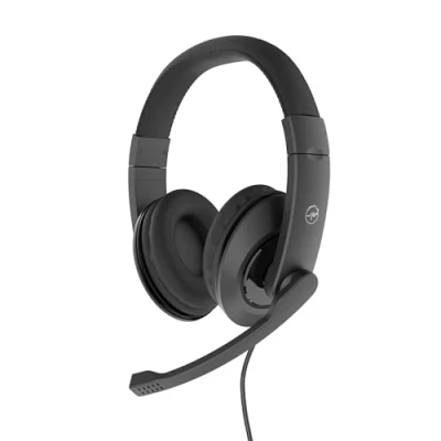 Image de Mobility Lab ML301198 Casque avec microphone stéréo 550 Câble de 2 mètres, adaptable Connecteur USB + C adaptateur pour télétravail, centre d’appels, conférences téléphoniques