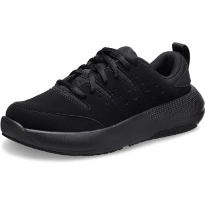 Image de Crocs on The Clock Work Sneaker W, Basket Femmes, Triple Black,
