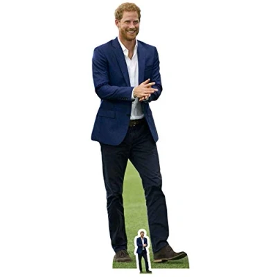 Image de Star découpes LifeSize Carton Découpe Mini du Prince Harry, Carton, Multicolore, 188 x 69 cm
