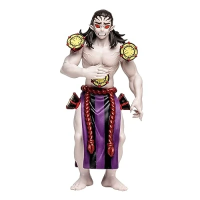 Image de McFarlane Toys Demon Slayer Kyogai Figurine d&#039;action 12,7 cm Objet de Collection Amusant la Taille d&#039;une Pinte avec Articulation et Attaque Tsuzumi