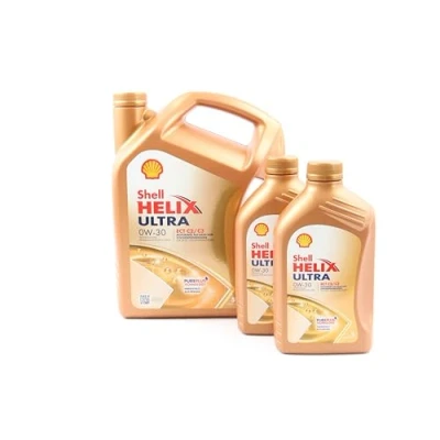 Image de Shell Helix Ultra ECT C2 / C3 0W 30 Motoröl 1x5+2x1 Liter