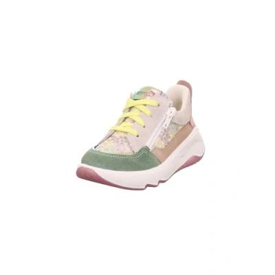 Image de Superfit Melody Baskets basses pink/multicoloured pour enfants, Taille: 28, Pink/multi coloured Cuir et textile