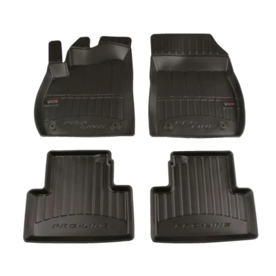 Image de FROGUM 3D408302 Ensemble de tapis sol Caoutchouc avant et arrière 4 noir OPEL: Zafira C Tourer
