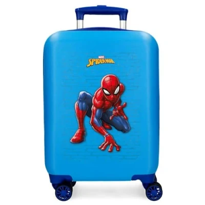 Image de Disney Valise Rigide pour Enfant avec Fermeture à Combinaison latérale 4 Roues Bagage Main fabriquée en ABS, Un matériau et léger., Vigilant, Cabine