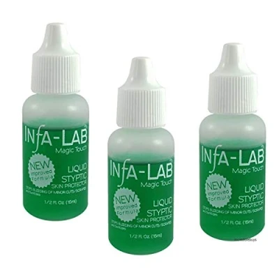 Image de Infalab Magic Touch Liquid Styptic Skin Protector Stop Bleeding Cuts (3 pieces) by