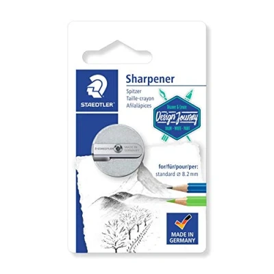 Image de Staedtler Mars 510 25 Design Journey Blister 1 Taille Crayon Rond Métal 2 Usages