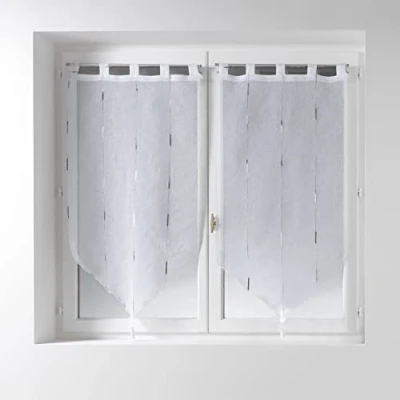 Image de douceur d&#039;interieur 1626508 Paire, Polyester, Gris, 2 x 45 120 CM