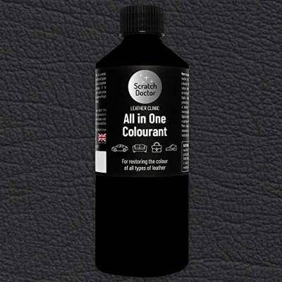 Image de Scratch Doctor Colorant tout en un pour cuir BMW Peinture de réparation auto adhésive sièges voiture et intérieur (noir dakota)