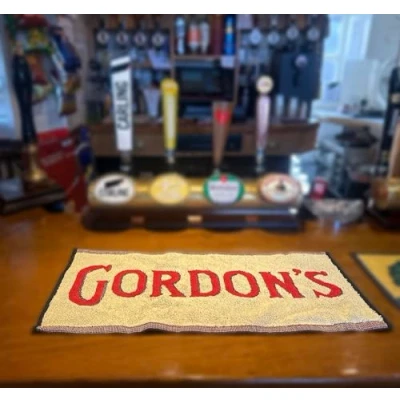 Image de signs unique Torchon de Bar Coton Gordons Gin (PP)