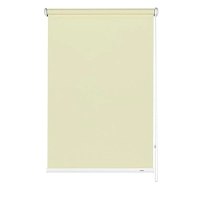 Image de GARDINIA Store enrouleur à traction latérale, montage au plafond, Mural ou sur niche, Transparent, Opaque, Kit de inclus, Colour: Champagne, 92 x 180 cm (LxH)