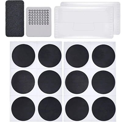 Image de Hotop 12 Pièces Patch Vélo Caoutchouc Outil Auto Adhésif Kit