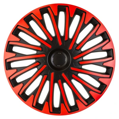 Image de AutoStyle PP 5415BR Enjoliveurs 15Pouces noir/rouge