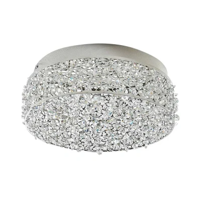 Image de Lucande Plafonnier LED Felias étincelant, rond