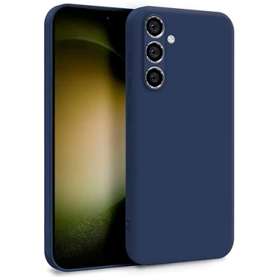 Image de MyGadget Coque pour Samsung Galaxy S23 FE Case TPU Souple &amp; Soft avec Doublure Microfibre Cover Protection Extra Fine Légère Bleu foncé