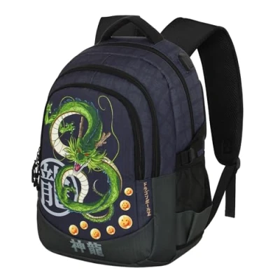 Image de Dragon Ball Shenron Sac à Dos Running Plus, Bleu Foncé, 34 x 46 cm, Capacité 32 L