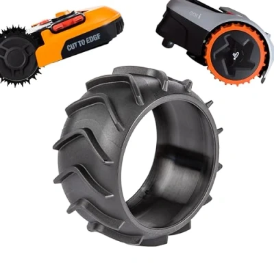 Image de ROBO CLAWS Protection de roue XL Amélioration la traction pour Worx Landroid Profil tondeuse Surélévation S M L S300 M500 M700 L800 L1000 Convient également plus 90 mm