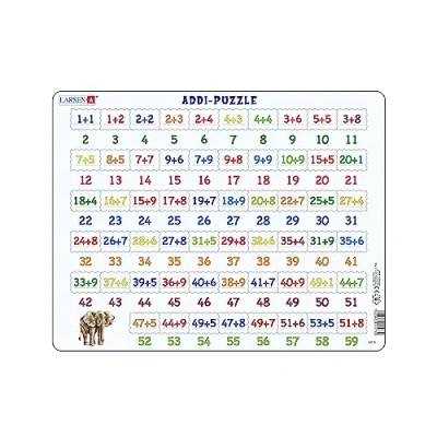 Image de Larsen AR8 Ajout d&#039;une énigme mathématique de 1 à 59, Puzzle Cadre avec 58 pièces