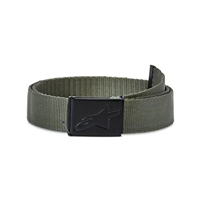 Image de Alpinestars Ageless Web Belt, Vert Militaire/Noir, Os, Unisexe Adulte