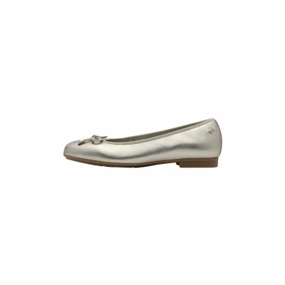 Image de Tamaris Comfort Femmes Ballerines en Cuir avec Boucle, Or (Lt Or), 39 EU