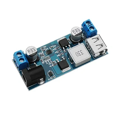 Image de ICQUANZX DC 6V 9V 12V 24V à 5V 5A Buck Converter Module, 9 36V Step Down to USB Transformer Dual Output Voltage Regulator Board